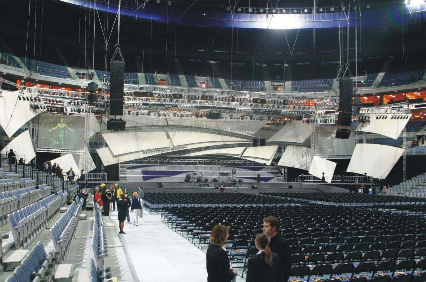 O2 arena — zázemí