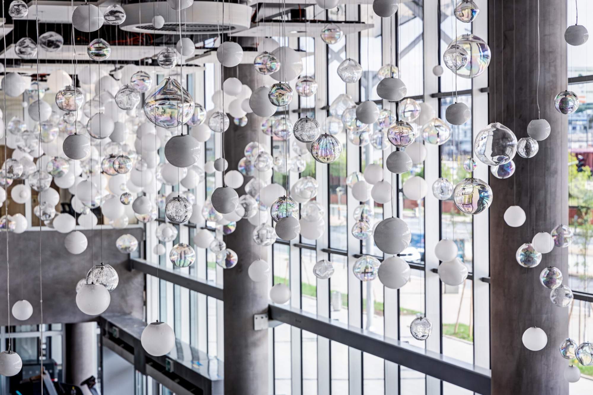 O2 universum — detail konstrukce